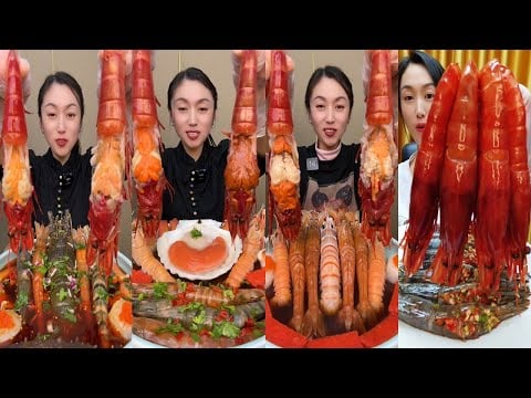 🦐🍽️ Epic Seafood Boil Feast | ASMR Mukbang Eating Challenge with Hot Sauce