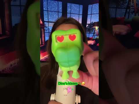 Dino's kisses 🦖😘 #asmr #hsyasmr #kissasmr #relax #asmrsounds