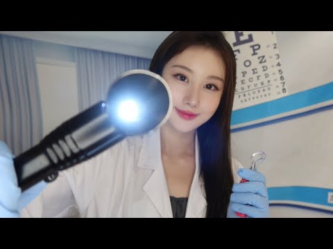 *ASMR* Chinglish Eye Doctor (Mandarine/Eng Sub）