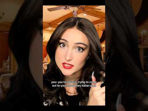 pov: you're (slowly) trying to come out to your new jersey italian aunt #asmr