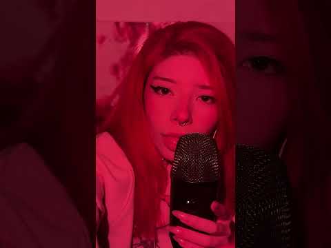intense visuals and spit painting ASMR SHORT video! #tingles