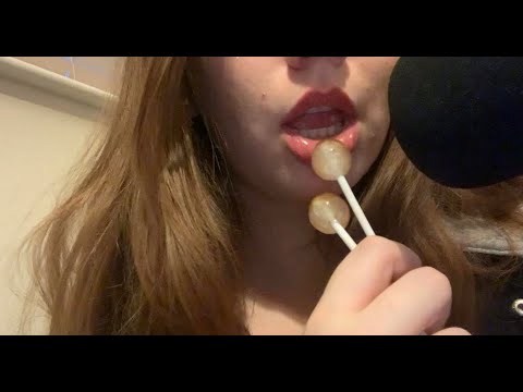 ASMR | Double Lollipop Triggers 👄Licking + Mouth Sounds