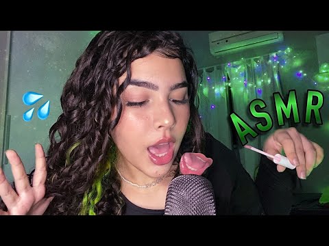 ASMR: SONS DE BOCA MOLHADOS COM GLOSS 💦