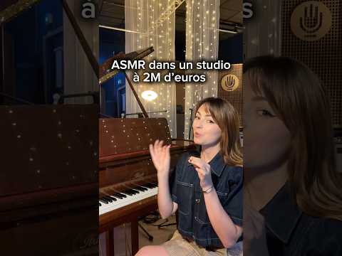 ASMR dans un studio à 2M d’euros 🤯 #asmr #relax #triggersforsleep