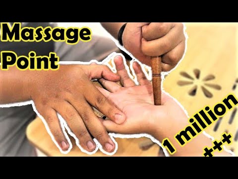 ASMR Relaxing Palm & Hand Massage with Acupressure Stick