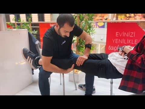 Asmr Massage Yakup - Leg Massage (Mall Chair Massage)