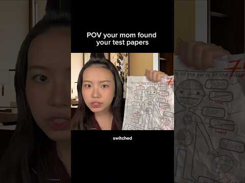 Pov your mom found your test papers #asmr