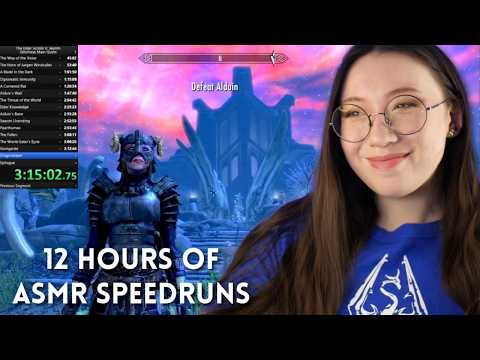 Skyrim ASMR 🐲 (Almost) ALL My Skyrim Main Quest Speedruns 🐲 NO Mid-Roll Ads