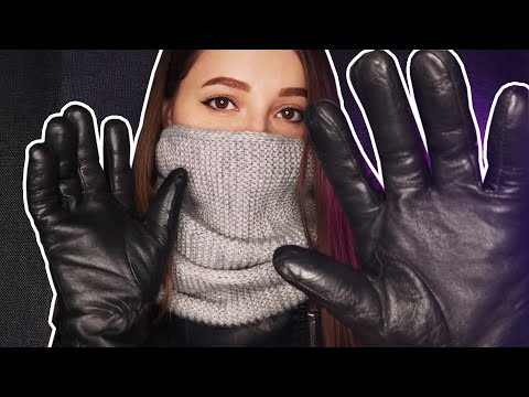 ASMR Leather Gloves, tk-tk, Mouth Sounds | No Talking | Tingles & Triggers