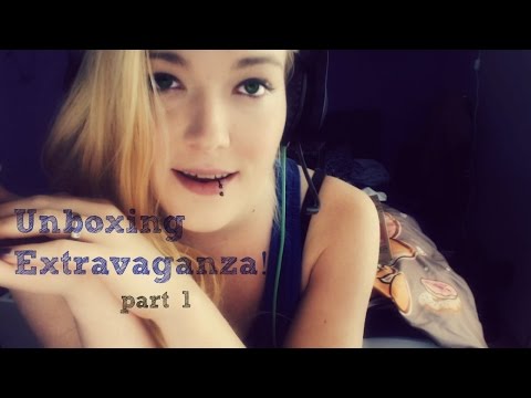 ☆★ASMR★☆ Unboxing Extravaganza part 1!