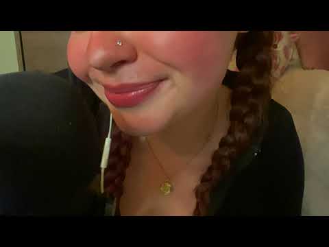 ASMR kisses, lip gloss, and mouth sounds ✿