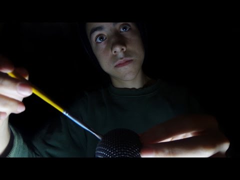 👂[ASMR BINAURAL]🎧 MICROPHONE BRUSHING (EAR TO EAR) - Testando microfone NOVO! | #VEDA19