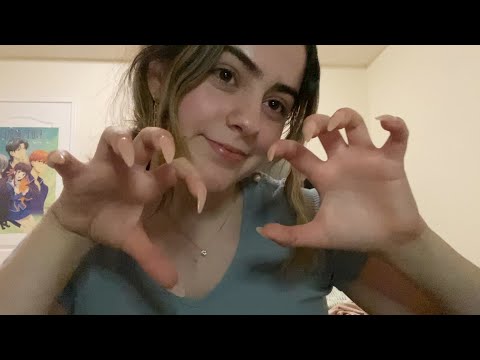 ASMR uñas largas masaje/ afirmaciones positivas y de abundancia:)