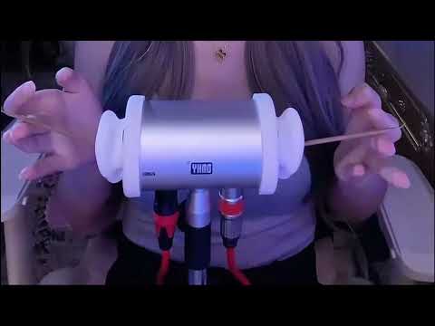 Deep Ear Cleaning ASMR with Goose Feather, Tuning Fork & Powder Puff Sounds for Sleep (No Talking)