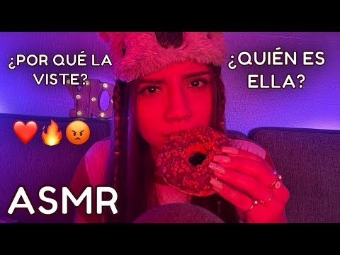 ASMR ROLEPLAY / Tu NOVIA TÓXICA Y CELOSA te AYUDA a DORMIR