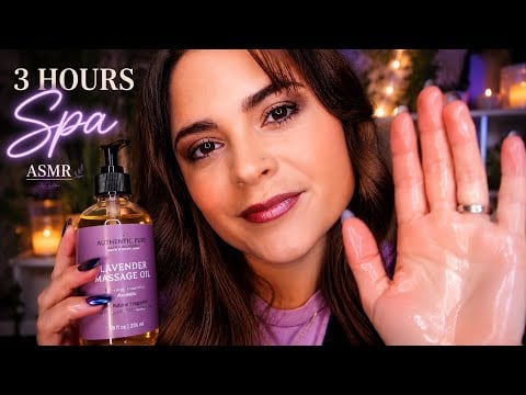 ASMR | 3 Hours of Relaxing Spa Treatments 🧖‍♀️ | Your Cozy Escape 