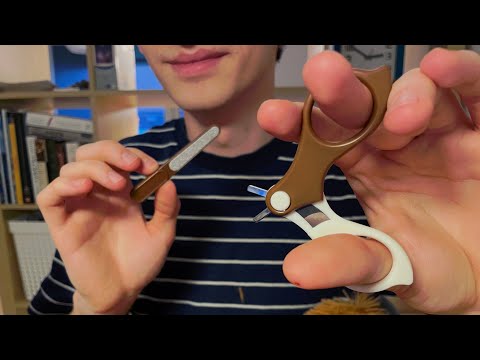 ASMR Dad Does Your Manicure Before Sleep 💅