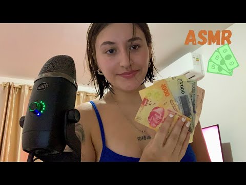 ASMR 1 trigger por cada billete de cada país 🇲🇽🇦🇷🇺🇾