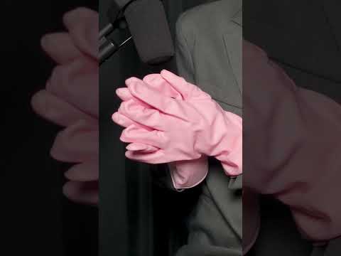 ASMR dishwashing gloves (4)  #asmr #kiegensworld #gloves
