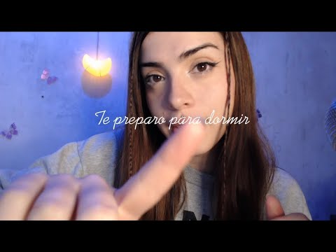 Asmr en Español || Te preparo para ir a dormir 💤