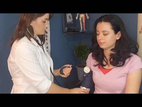 ASMR OLD SCHOOL MEDICAL EXAM - ANNUAL PHYSICAL (SCALP, CRANIALS, EYES, EARS) @LunaLux ASMR