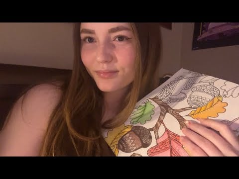 Color with me!! ASMR TASCAM WHISPERS & MOUTHSOUNDS