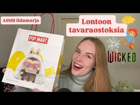 ASMR SUOMI 💂🏼 LONTOON tavaraostoksia 🇬🇧