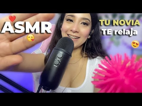 SUSURROS de Tu NOVIA💕 l Te ayuda a RELAJARTE  l #ASMR roleplay ✨🌙