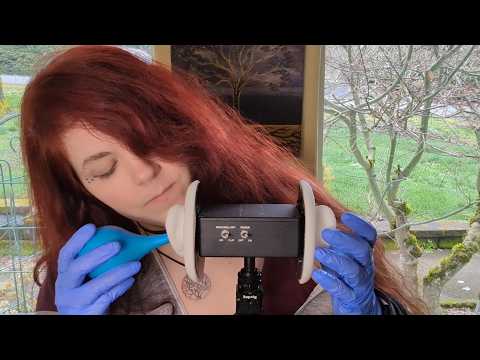 ASMR - 3 Hours Otoscope and Ear Pressure Trigger Compilation - Soft Spoken