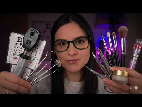 ASMR 5 ROLEPLAY EM 1 HORA Exames de vista, Harmonização, Dentista...✨️