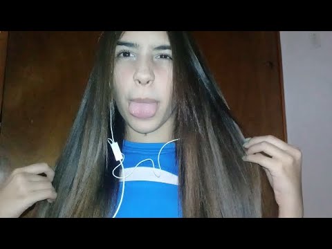 ASMR ACARICIANDO MI CABELLO