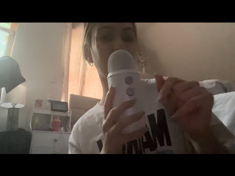 ASMR IM BACK!!!! W mouth sounds + Rambling