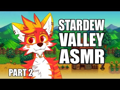 [Furry ASMR] Playing Stardew Valley in ASMR (whispered & brushing) [with furry mods] 🎮 Part 2