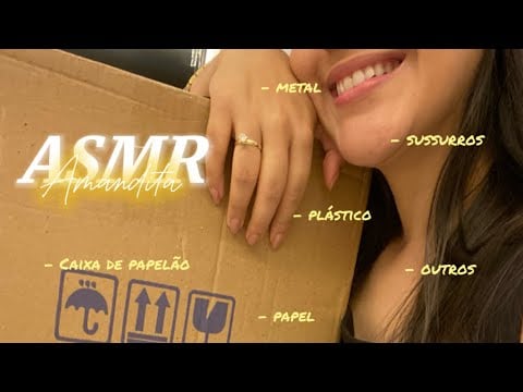 ASMR- recebido do dia / triggers / montando um banquinho / sons relaxastes