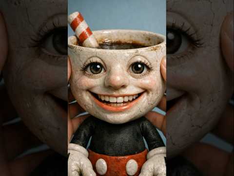 When Cuphead Characters Look Too Real… #ASMR  #ai #satisfying #relaxing