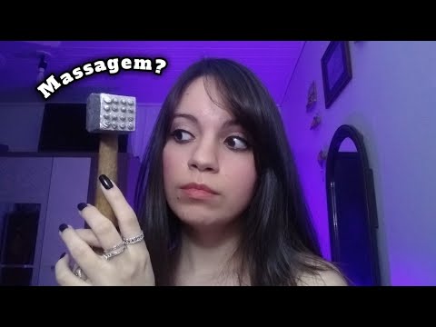 ASMR - Massagem relaxante nas suas costas, ou nem tanto assim...