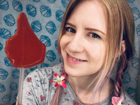 Eating ASMR - Popping Candy & Lollipop! Whispered