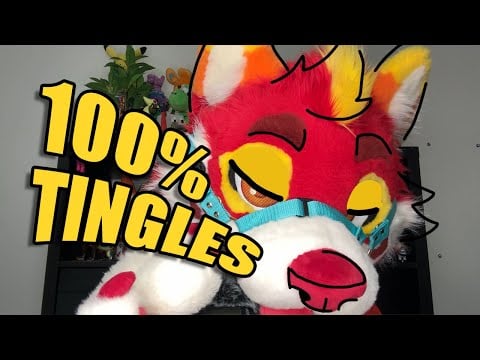 Furry ASMR: Cozy Fursuit Sounds 💛 (Brushing, Kisses & Pets)  [Tascam DR-40X]