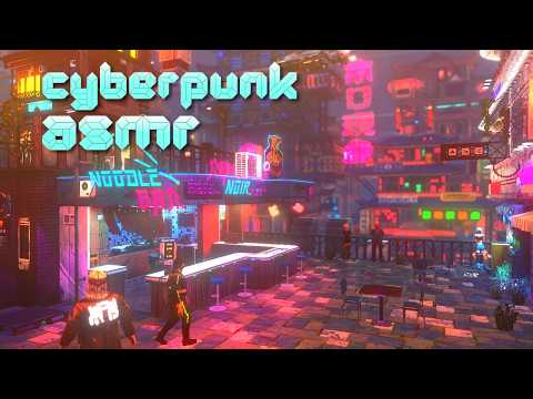 The MOST ASMR Cyberpunk Game Ever 🌆 Nivalis Nights ⛈️ Ear to Ear Whispering