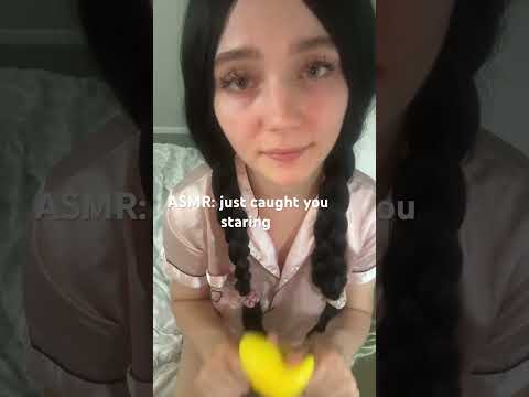 caught you staring🤍#asmr #girlfriendasmr #flirtyasmr #whisper #tingles