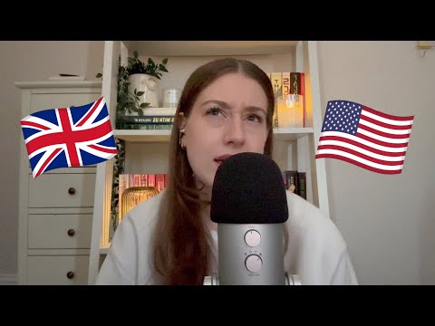 asmr | england vs usa (rambling about cultural differences)