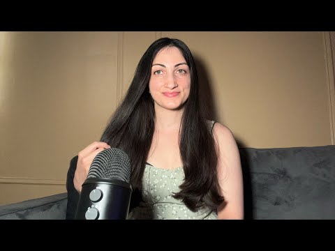 ASMR| BRUSHING AND PLAYING WITH MY HAIR