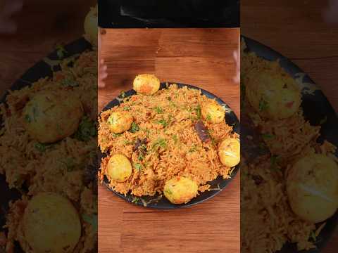 🔥 ASMR Egg Pulao | Fragrant Rice & Soft Eggs | Satisfying Cooking Sounds #shorts #asmr