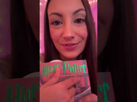 trying butterbeer peeps & reading harry potter 🍻⚡️#asmr #asmrsounds