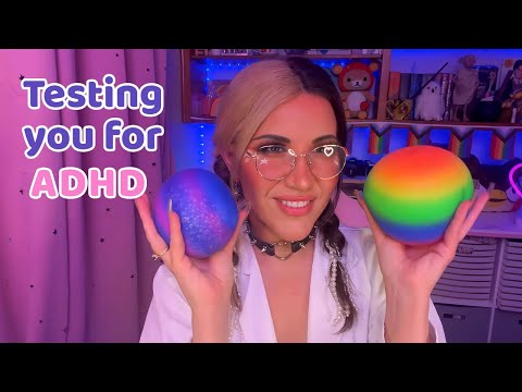 ASMR ••• Testing you for ADHD •••