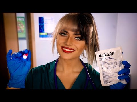 School Nurse Examines You ASMR | It Will Be Okay ( detailed, patching you up )