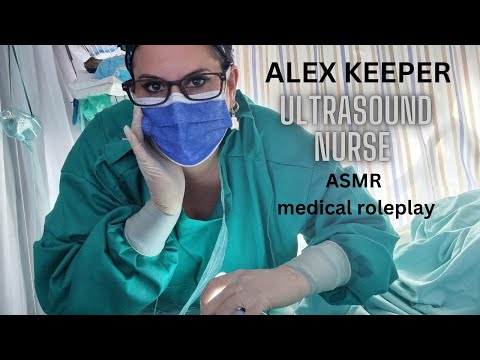 ASMR relaxing ultrasound SOOTHING MEDICAL TRIGERS AND TINGLES , personal attention  sleep aid