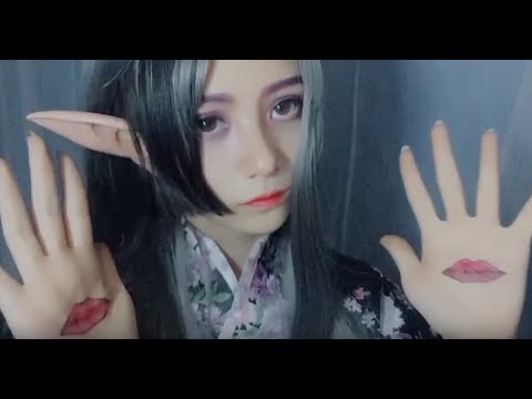 ASMR MOUTH SOUNDS EATING EARS VAMPIRE RP 嘴声舔耳音#75