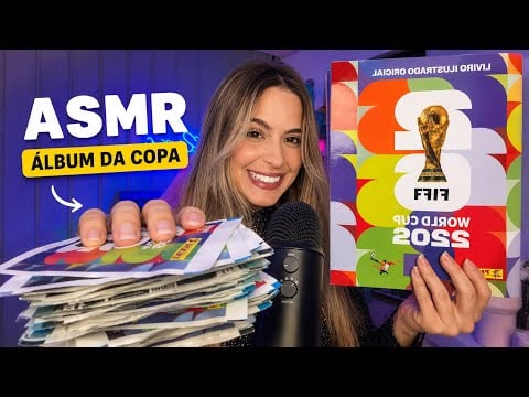    ASMR COMPREI MAIS R$300 EM FIGURINHAS DA COPA 🥵🥵