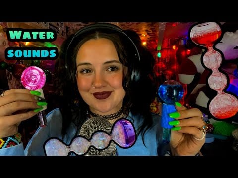 ASMR water sounds! Bubble timers, water globes, and visual tingles for your relaxation!